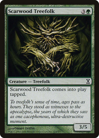 {C} Scarwood Treefolk [Time Spiral][TSP 214]