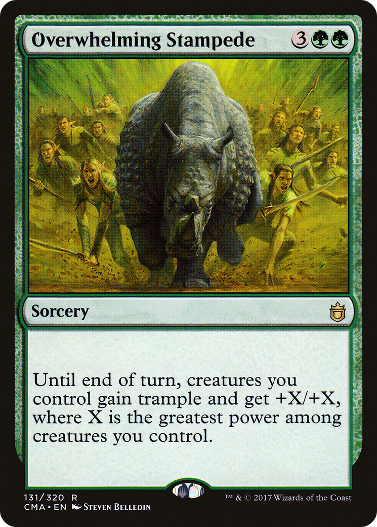 {R} Overwhelming Stampede [Commander Anthology][CMA 131]
