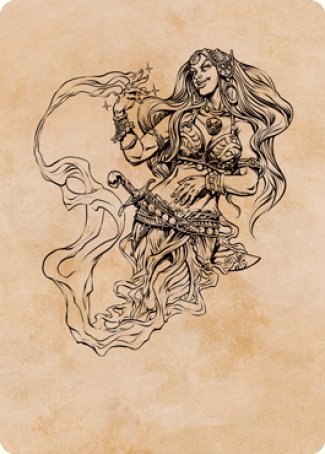 {A} Djinni Windseer (Showcase) Art Card [Dungeons & Dragons: Adventures in the Forgotten Realms Art Series][AAFR 074]