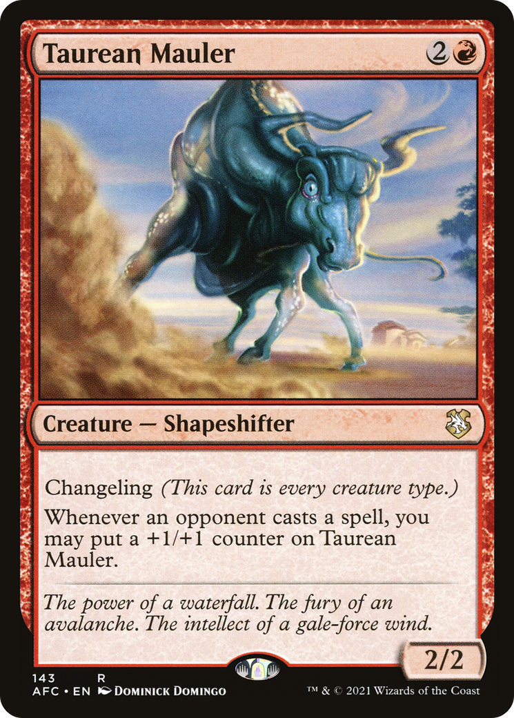 {R} Taurean Mauler [Dungeons & Dragons: Adventures in the Forgotten Realms Commander][AFC 143]