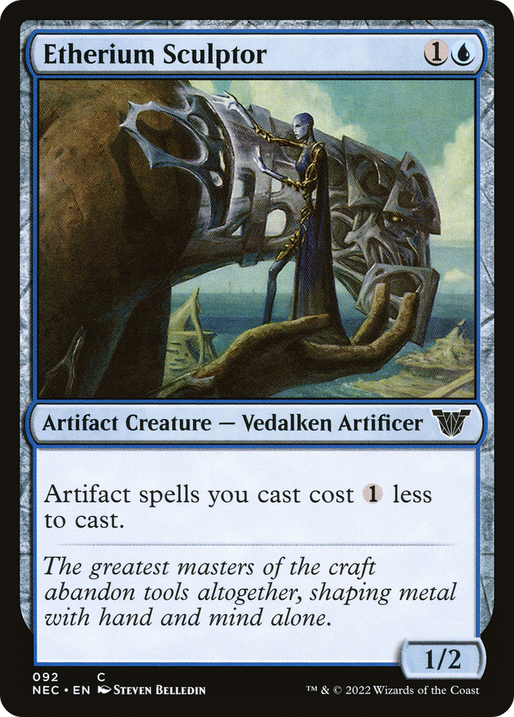 {C} Etherium Sculptor [Kamigawa: Neon Dynasty Commander][NEC 092]