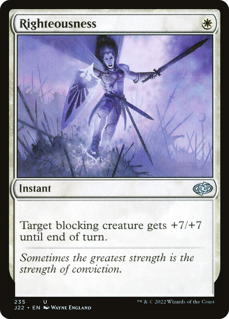 {C} Righteousness [Jumpstart 2022][J22 235]