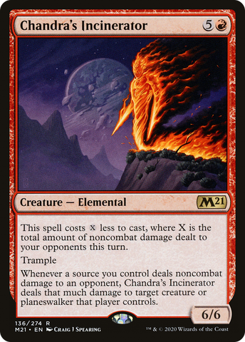 {R} Chandra's Incinerator [Core Set 2021][M21 136]