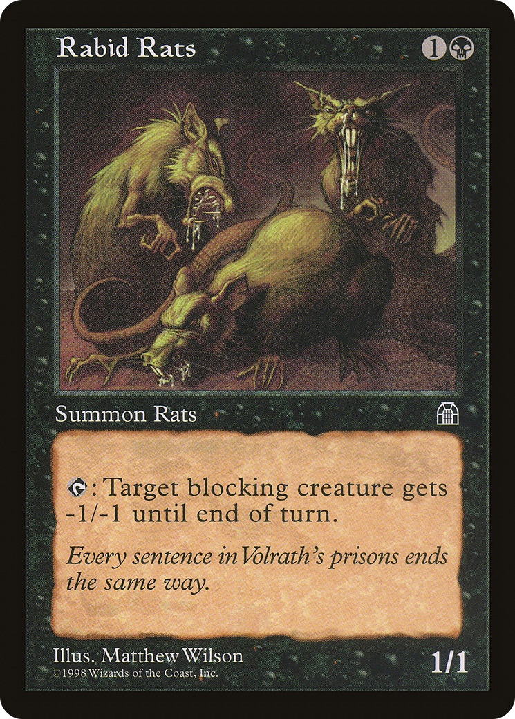 {C} Rabid Rats [Stronghold][STH 067]
