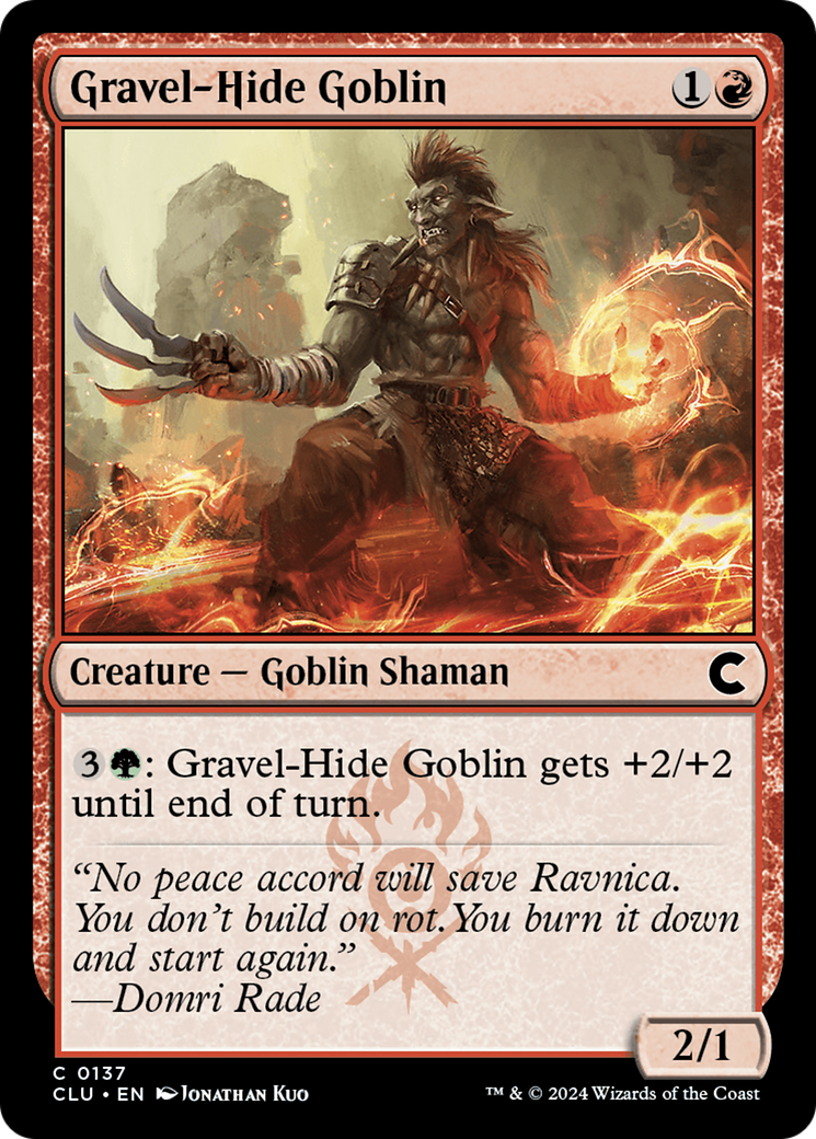 {C} Gravel-Hide Goblin [Ravnica: Clue Edition][CLU 137]