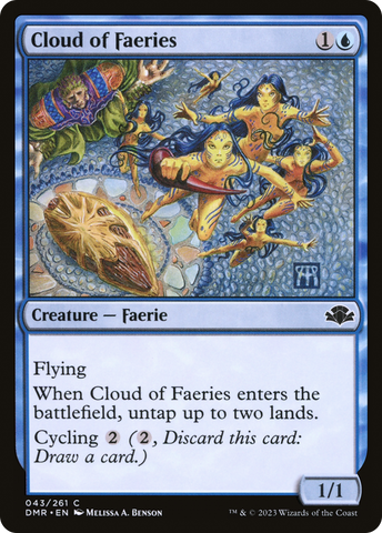 {C} Cloud of Faeries [Dominaria Remastered][DMR 043]