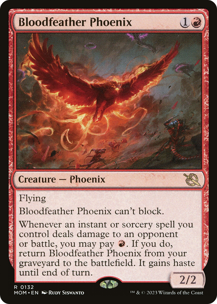 {R} Bloodfeather Phoenix [March of the Machine][MOM 132]