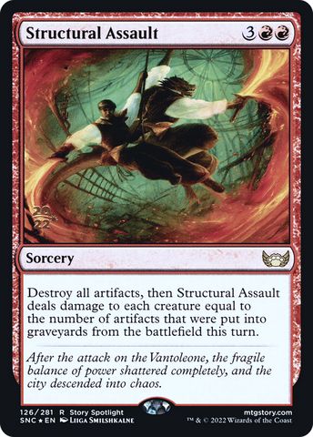 {R} Structural Assault [Streets of New Capenna Prerelease Promos][PR SNC 126]
