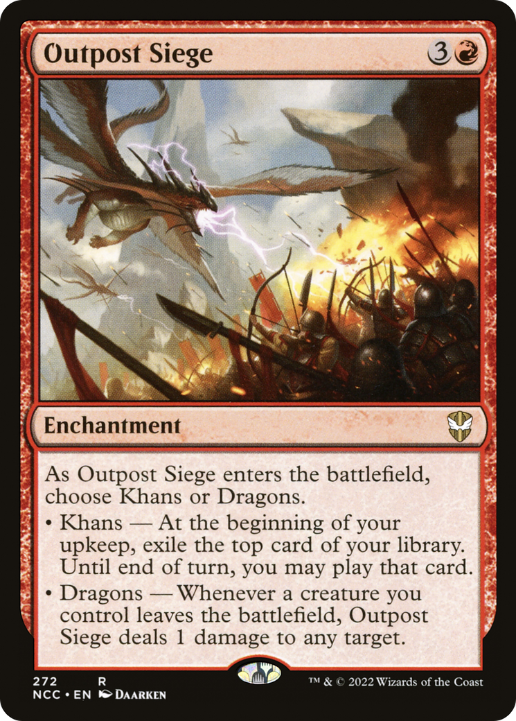 {R} Outpost Siege [Streets of New Capenna Commander][NCC 272]