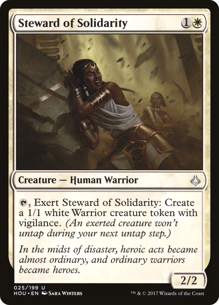 {C} Steward of Solidarity [Hour of Devastation][HOU 025]
