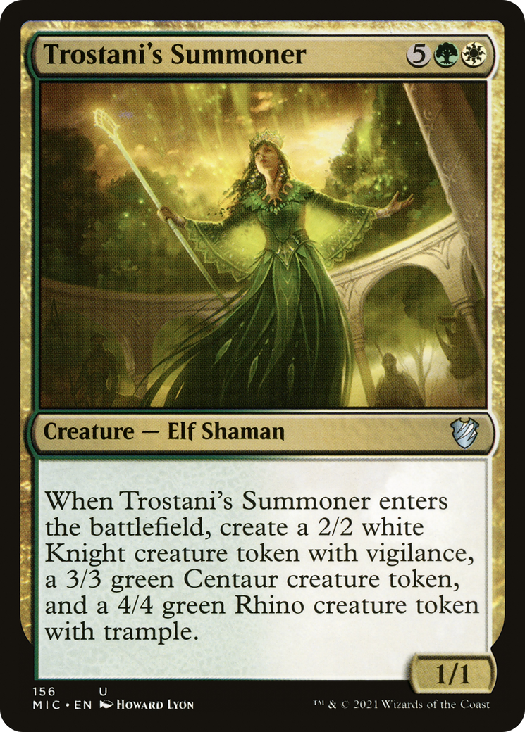 {C} Trostani's Summoner [Innistrad: Midnight Hunt Commander][MIC 156]