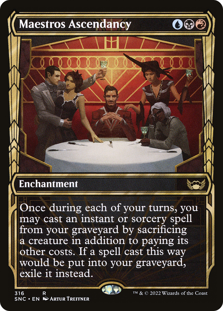 {R} Maestros Ascendancy (Showcase Golden Age) [Streets of New Capenna][SNC 316]