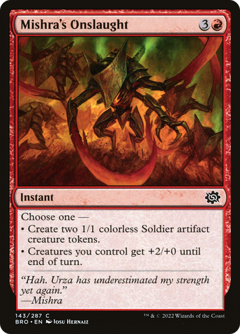 {C} Mishra's Onslaught [The Brothers' War][BRO 143]