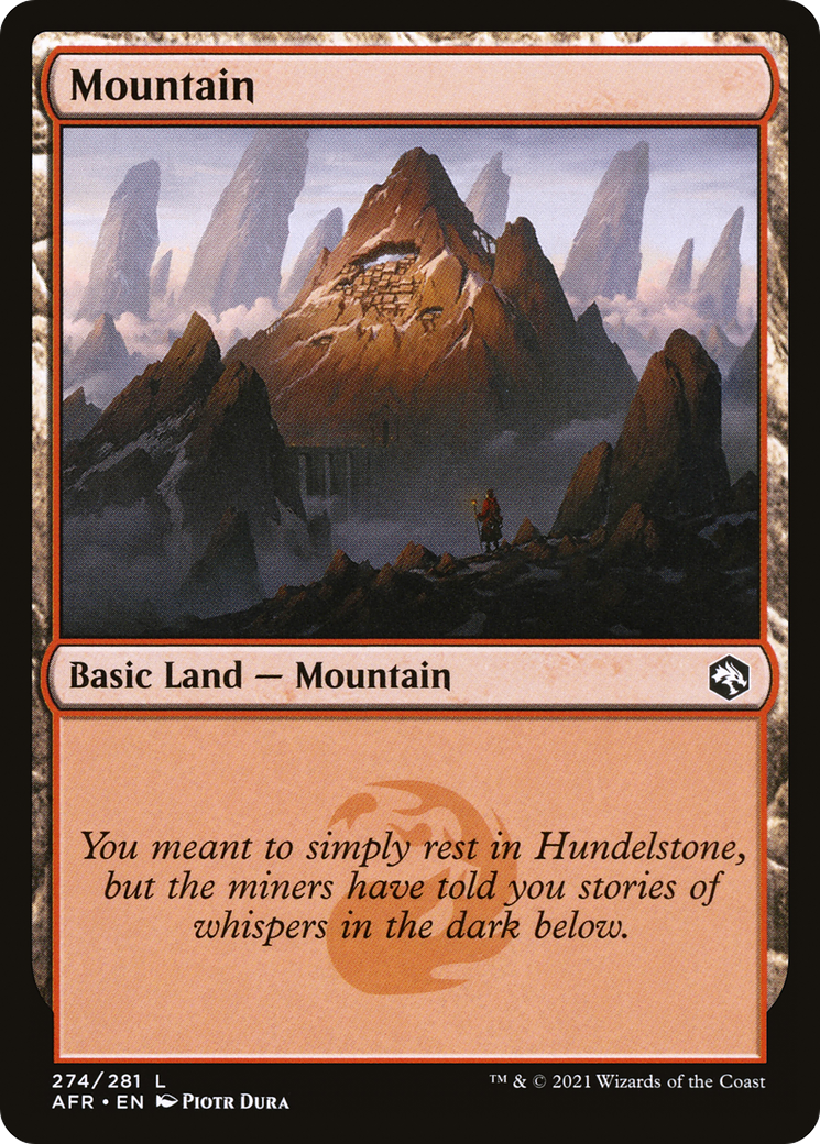 {B}[AFR 274] Mountain (274) [Dungeons & Dragons: Adventures in the Forgotten Realms]