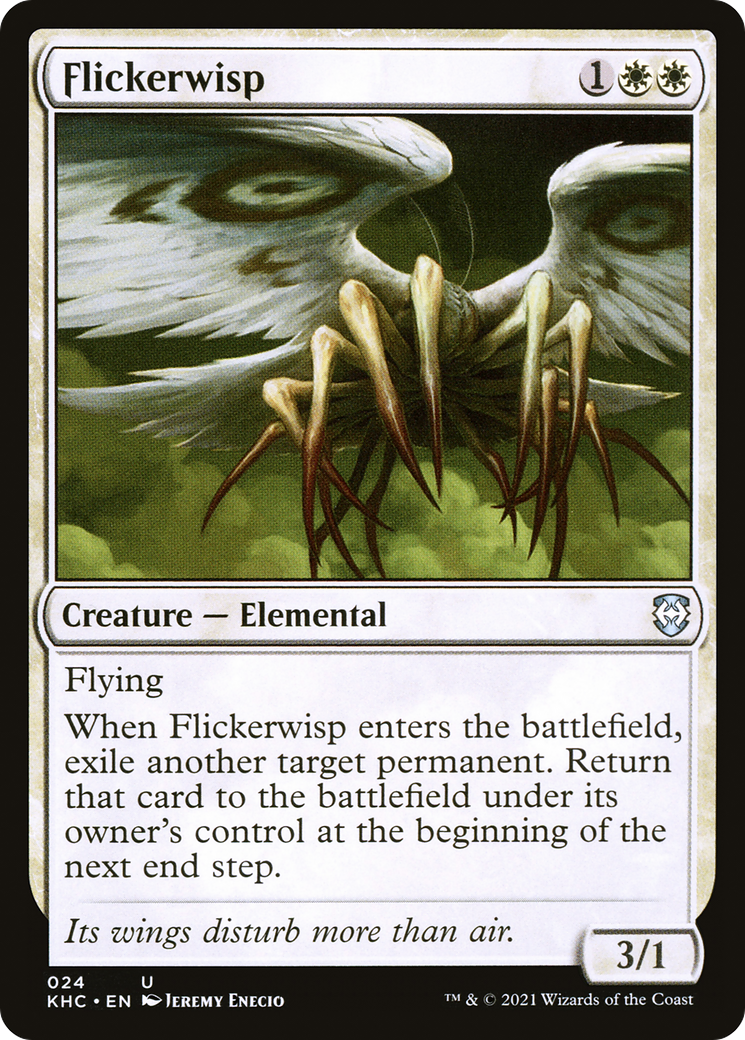 {C} Flickerwisp [Kaldheim Commander][KHC 024]