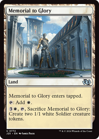 {C} Memorial to Glory [Foundations Jumpstart][J25 772]