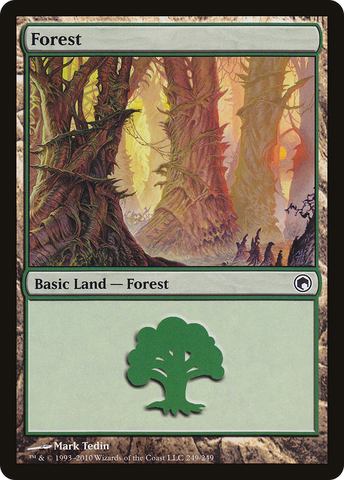 {B}[SOM 249] Forest (249) [Scars of Mirrodin]