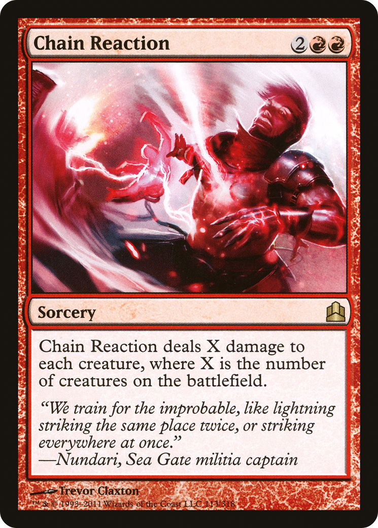{R} Chain Reaction [Commander 2011][CMD 113]