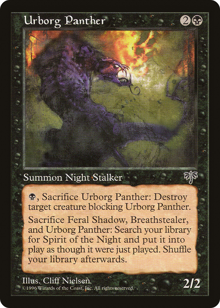 {C} Urborg Panther [Mirage][MIR 150]