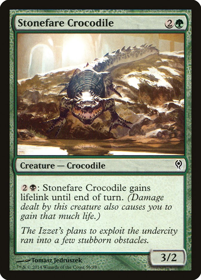 {C} Stonefare Crocodile [Duel Decks: Jace vs. Vraska][DDM 056]