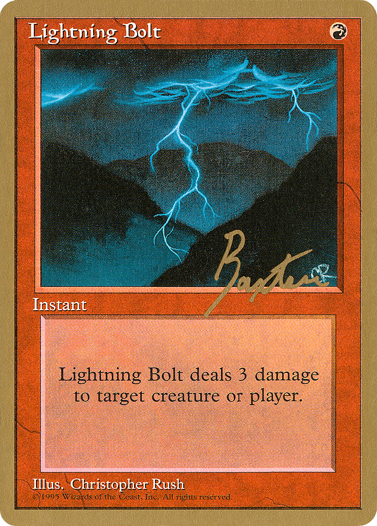 {C} Lightning Bolt (George Baxter) [Pro Tour Collector Set][GB PTC GB208]
