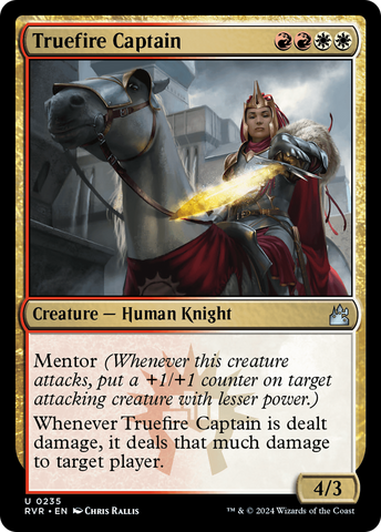 {C} Truefire Captain [Ravnica Remastered][RVR 235]