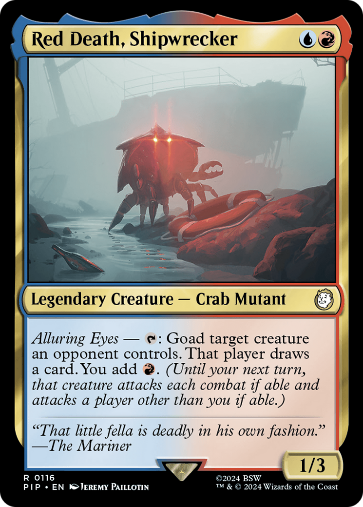 {R} Red Death, Shipwrecker [Fallout][PIP 116]
