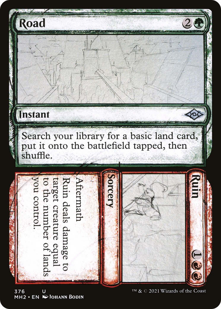 {C} Road // Ruin (Showcase): (Showcase) [Modern Horizons 2] [MH2 376]