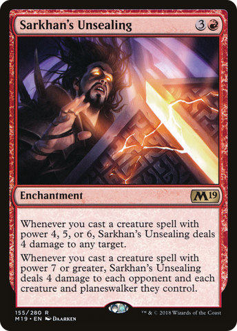 {R} Sarkhan's Unsealing [Core Set 2019][M19 155]