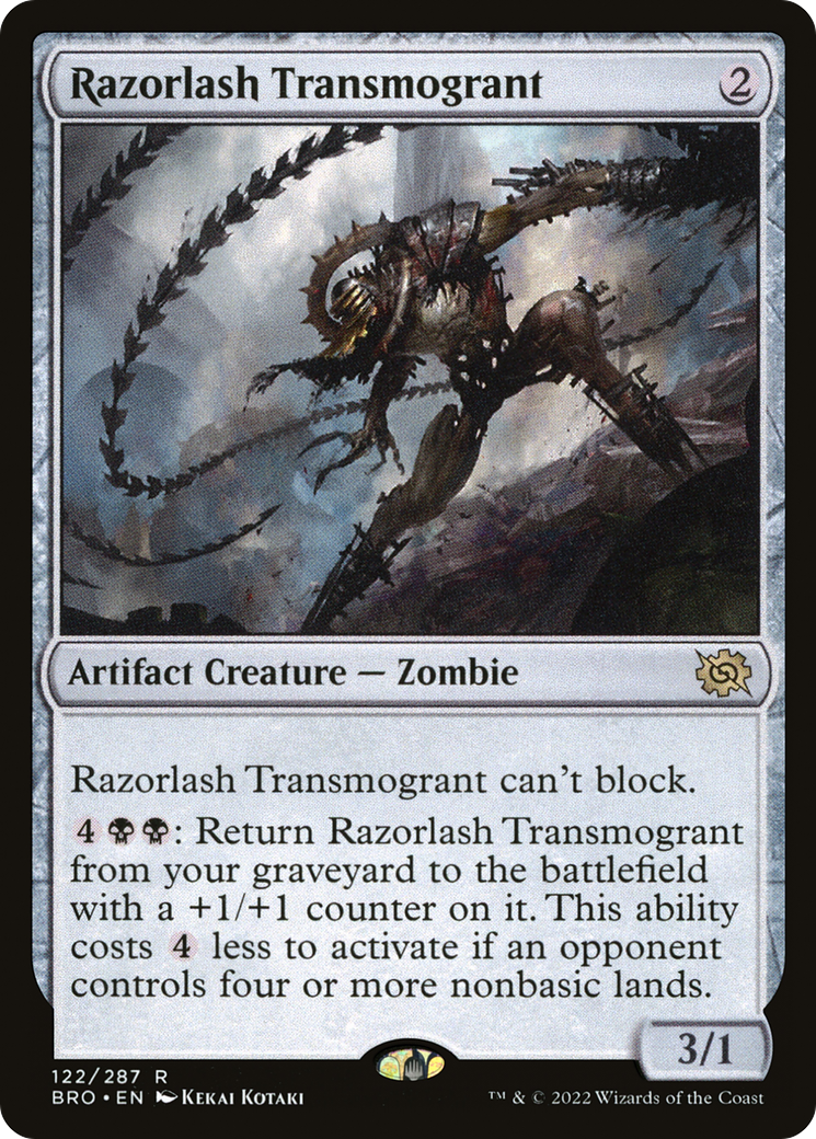 {R} Razorlash Transmogrant [The Brothers' War][BRO 122] - Misty Mountain Games