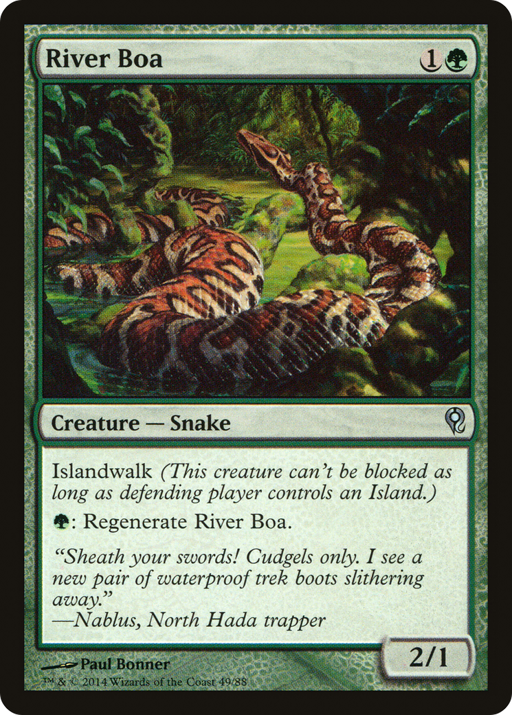{C} River Boa [Duel Decks: Jace vs. Vraska][DDM 049]