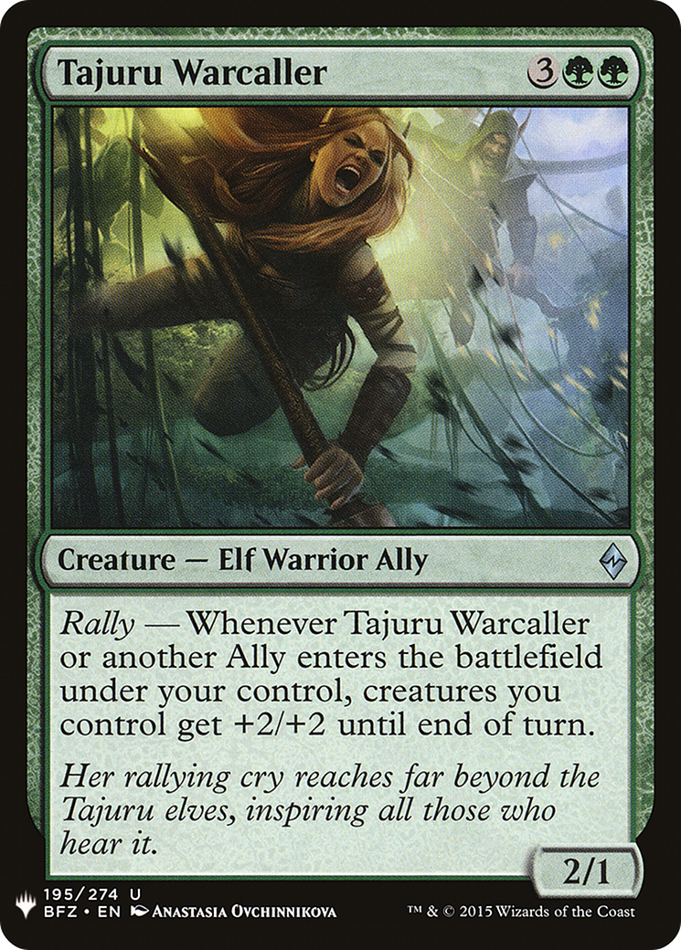 {C} Tajuru Warcaller [Mystery Booster][LS BFZ 195]