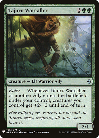 {C} Tajuru Warcaller [Mystery Booster][LS BFZ 195]