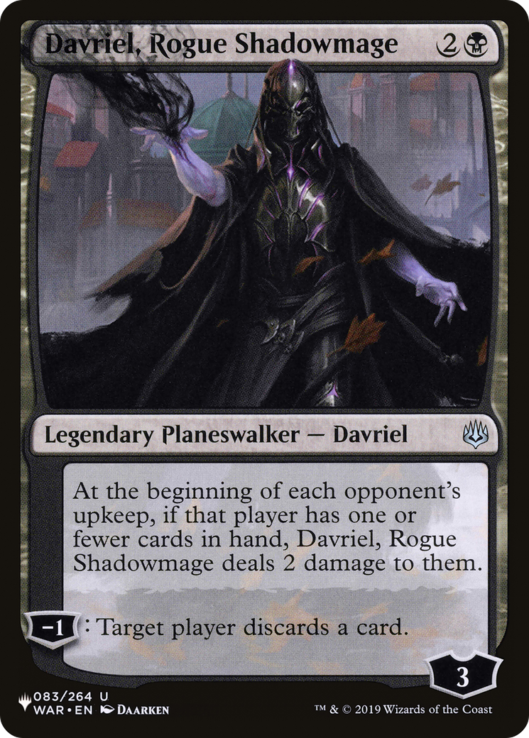 Davriel, Rogue Shadowmage [LIST 083/264]
