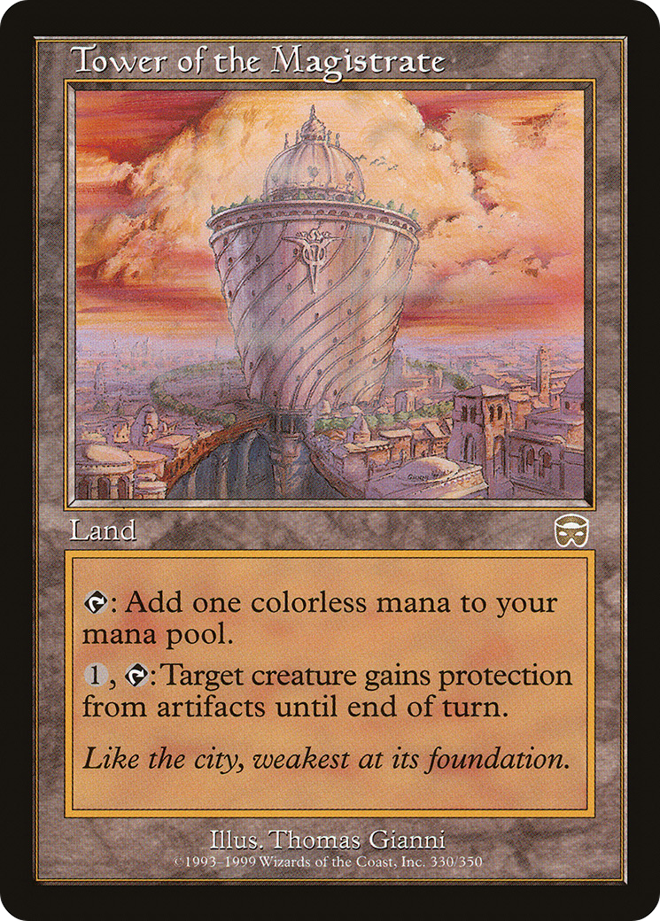 {R} Tower of the Magistrate [Mercadian Masques][MMQ 330] - Misty Mountain Games