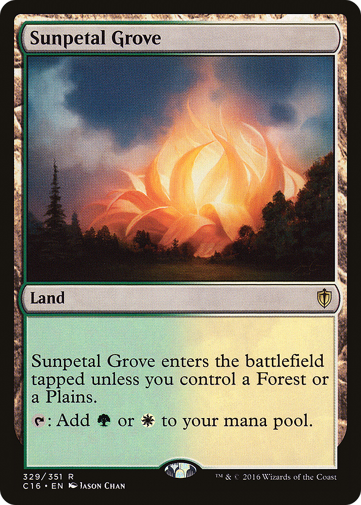 {R} Sunpetal Grove [Commander 2016][C16 329]