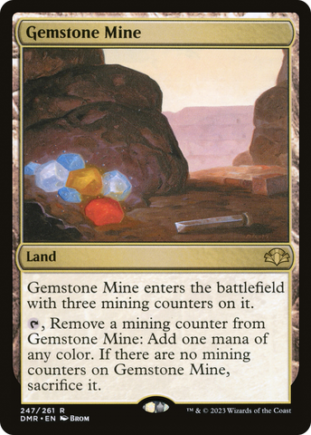 {R} Gemstone Mine [Dominaria Remastered][DMR 247]