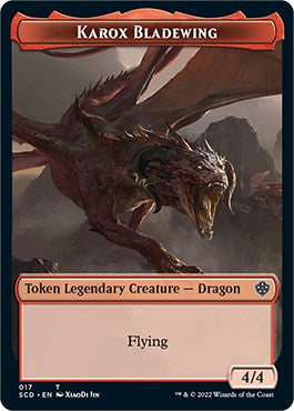 {T} Karox Bladewing // Karox Bladewing Double-Sided Token [Starter Commander Decks][TSCD 000]