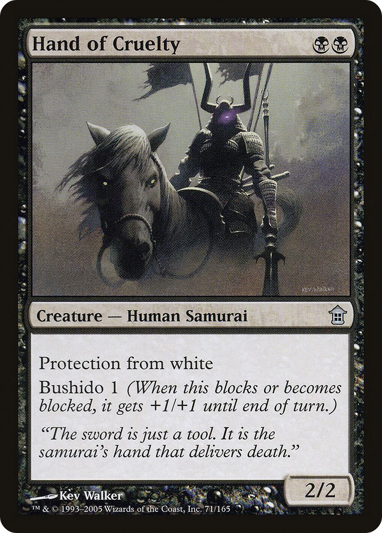 {C} Hand of Cruelty [Saviors of Kamigawa][SOK 071]