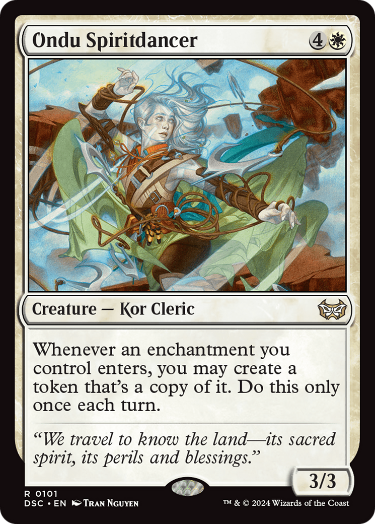 {R} Ondu Spiritdancer [Duskmourn: House of Horror Commander][DSC 101]