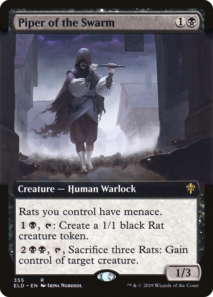 {R} Piper of the Swarm (Extended Art) [Throne of Eldraine][ELD 355]