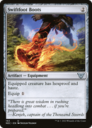 {C} Swiftfoot Boots [Kamigawa: Neon Dynasty Commander][NEC 163]