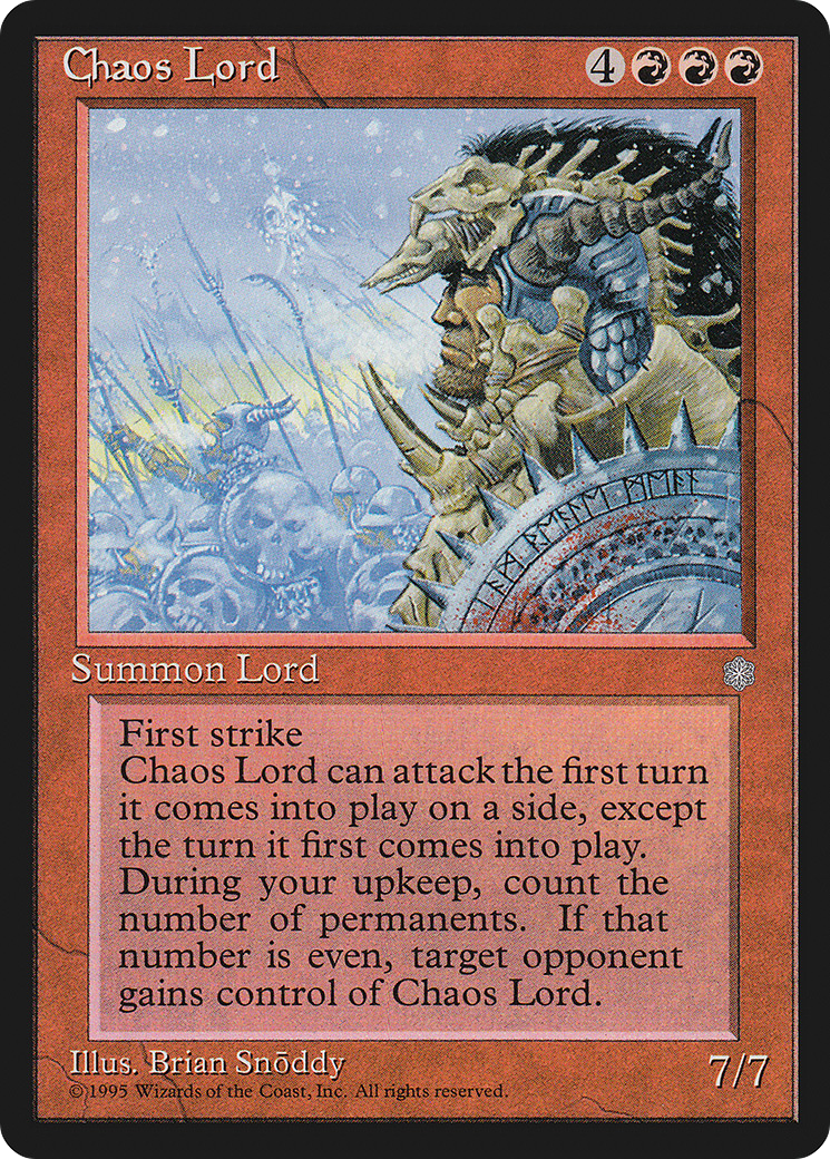 {R} Chaos Lord [Ice Age][ICE 178]