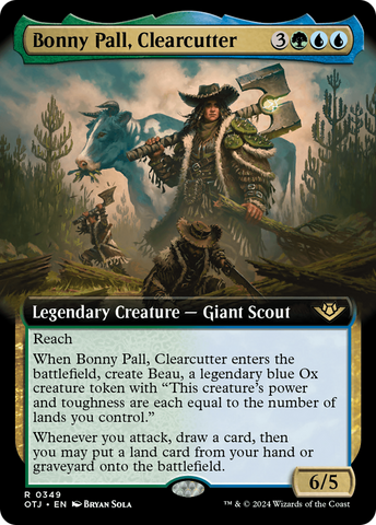 {@R} Bonny Pall, Clearcutter (Extended Art) [Outlaws of Thunder Junction][OTJ 349]