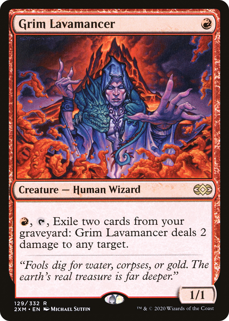 {R} Grim Lavamancer [Double Masters][2XM 129]