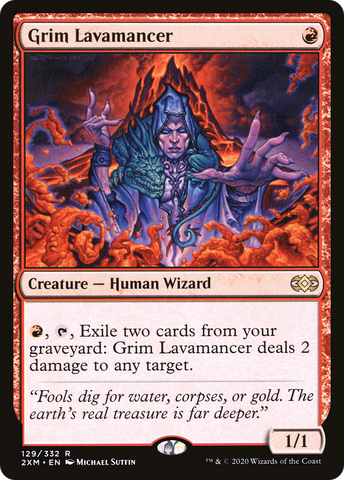 {R} Grim Lavamancer [Double Masters][2XM 129]