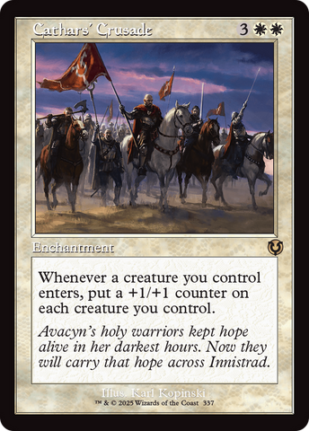 {R} Cathars' Crusade (Retro Frame) [Innistrad Remastered][INR 337]