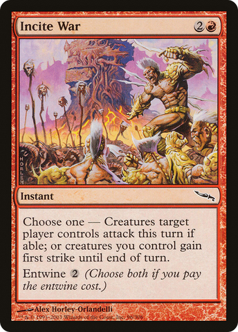 {C} Incite War [Mirrodin][MRD 096]
