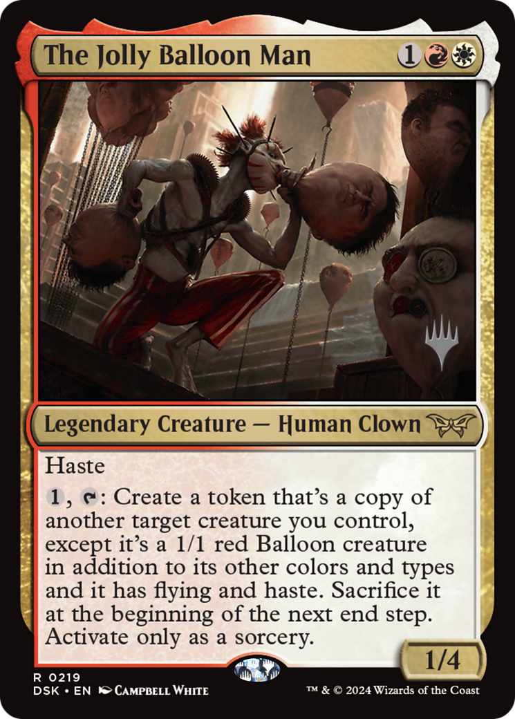 {@R} The Jolly Balloon Man (Promo Pack) [Duskmourn: House of Horror Promos][PP DSK 219]