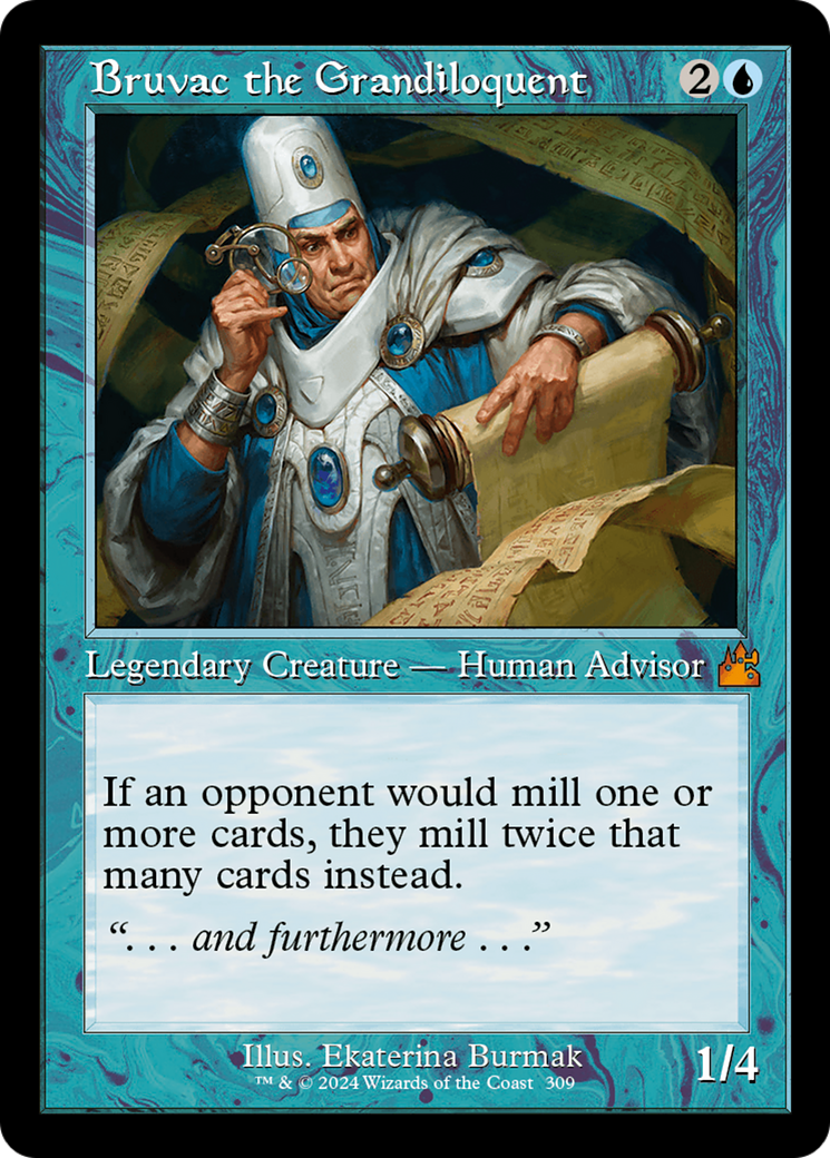 {R} Bruvac the Grandiloquent (Retro Frame) [Ravnica Remastered][RVR 309]